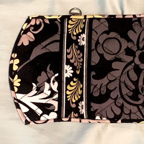 Vera Bradley | Grey Black Yellow Retired Smart Phone Baroque Wristlet Wallet - Picture 7 of 10
